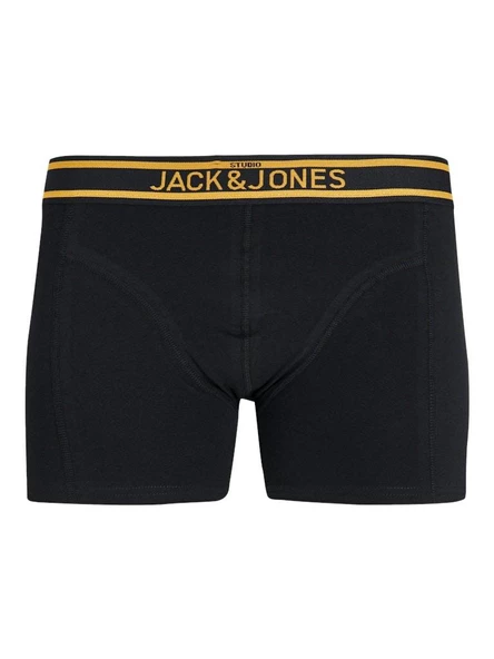 Jack Jones Marc Solıd 3 Lü Paket Erkek Boxer 12266063 - Resim 2