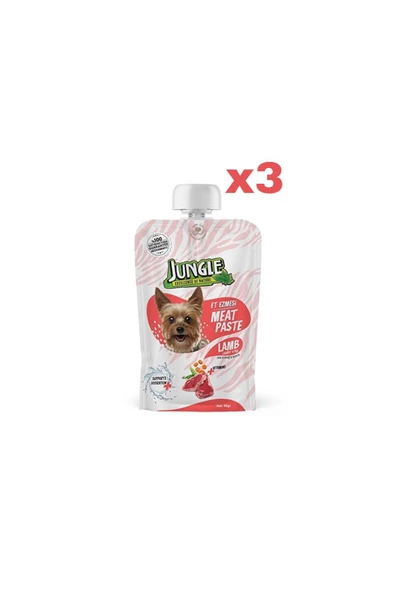 Köpek Et Ezmesi Kuzulu&havuçlu 3 Adet (1X90GR)