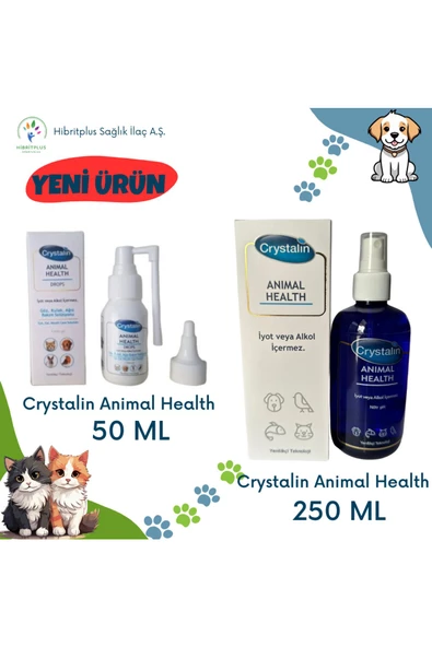 Crystaline Animal Health 250 ML + 50 ML 2 li Ekonomik Set