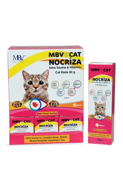 Mbv Cat Nocriza - Kedi Göz Ve Kalp Sağlığı Için Paste 50 Gr