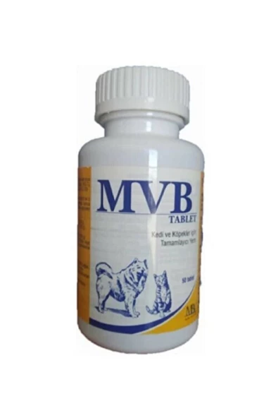 Mvb Kedi Köpek Vitamin Mineral 50 Tablet