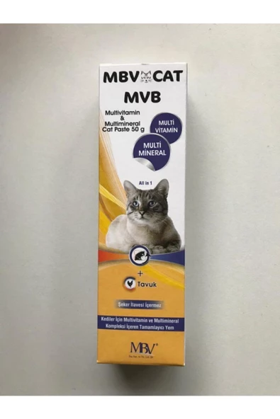 Mbv Mvb Cat Paste Kedi Vitamin Macunu Tüy Dökümü Önleyici 50 gr