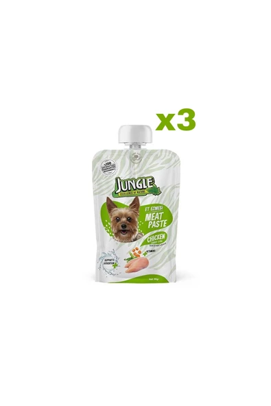 Köpek Et Ezmesi Tavuklu&Havuçlu 3 Adet (1x90gr)