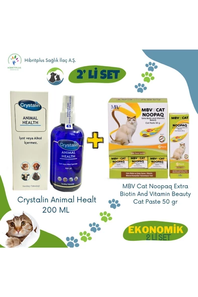 Animal Health 250 ml Ve Mvb Noopaq Cat Pasta 50 gr 2 Li Ekonomik Set