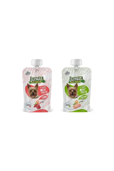 Köpek Et Ezmesi Kuzulu&Havuçlu ve Tavuklu&Havuçlu (1x90gr)