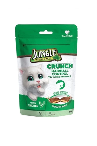 Crunch Kedi Ödül Tüy Yumağı Kontrolü 60 G