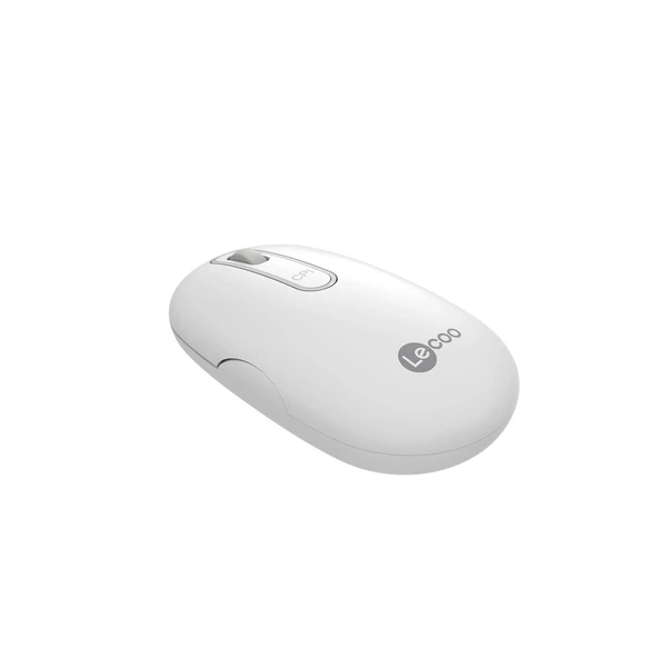 Mouse Kablosuz 1600 DPI Lenovo Lecoo WS207 Beyaz - Resim 4