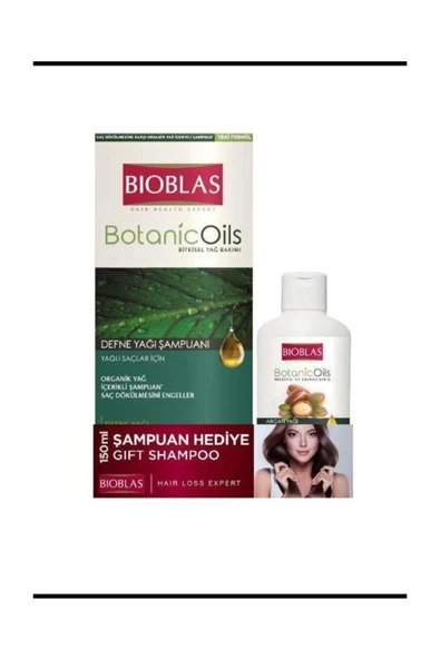 BIOBLAS ŞAMPUAN 360ML SET DEFNE+150ML ŞAMPUAN ARGAN YAĞLI
