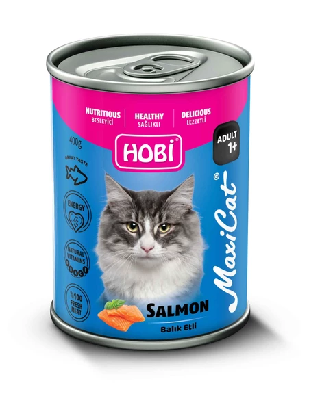 HOBİ MAXİCAT KONSERVE BALIKLI 400GR 6 TANE