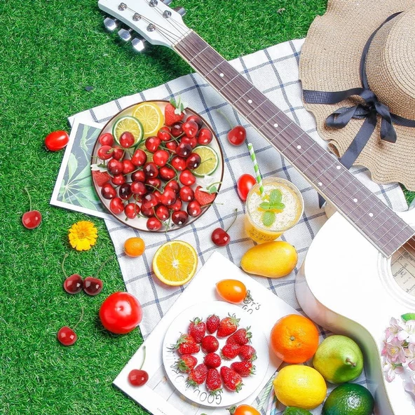 Nettenevime Yapay Kiraz Kırmızı 12li Paket  Yapay Meyve - Resim 5