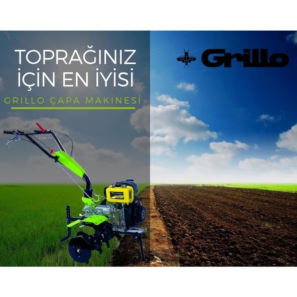 Grillo 11500 Dizel Çapa Makinası 3+1 - 3