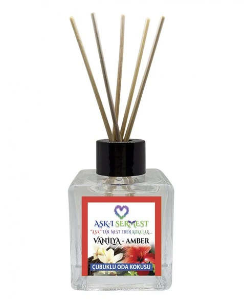 Aşk-ı Sermest Kenzoo Çiçek Aromalı Bambu Çubuklu Oda Kokusu Parfüm,  Küp Şişe,  120 mL, 3 Adet ürün görseli 1