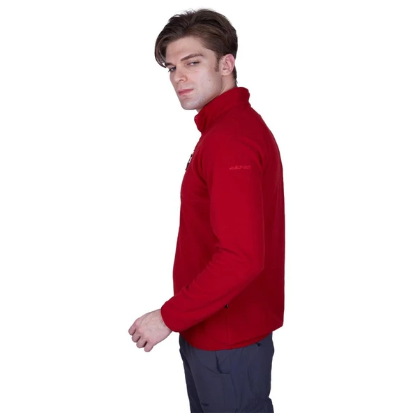 Alpinist Gamma Fermuarlı Erkek Polar Sweet Bordo (600508) - 5