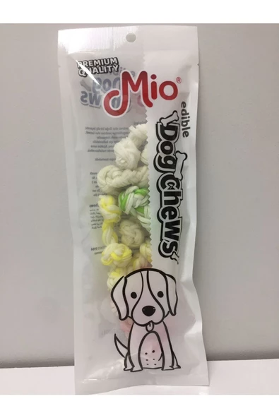 Renkli Düğüm Kemik Köpek Ödülü 8'li (6cm-8gr) 1 Paket - 2