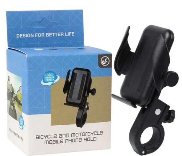 Metal Motorsiklet/Bisiklet /Scooter Gidon uyumlu Telefon tutucu A12 motorcyle Phone Holder - 4