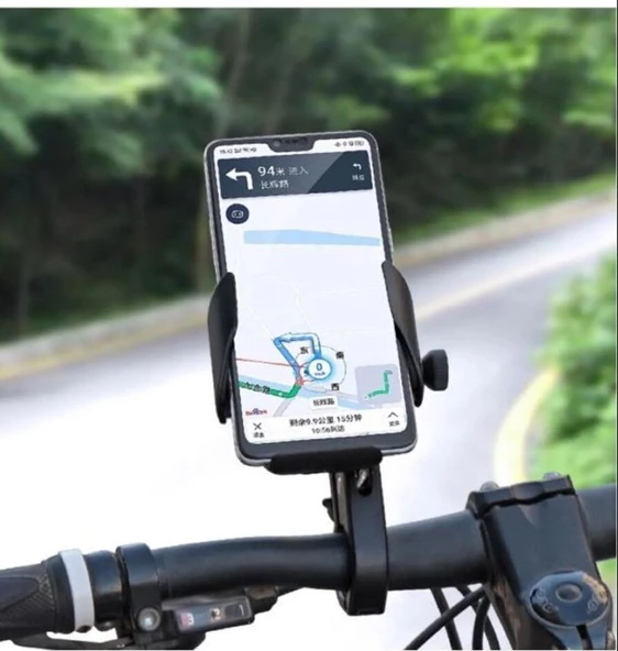 Metal Motorsiklet/Bisiklet /Scooter Gidon uyumlu Telefon tutucu A12 motorcyle Phone Holder - 5
