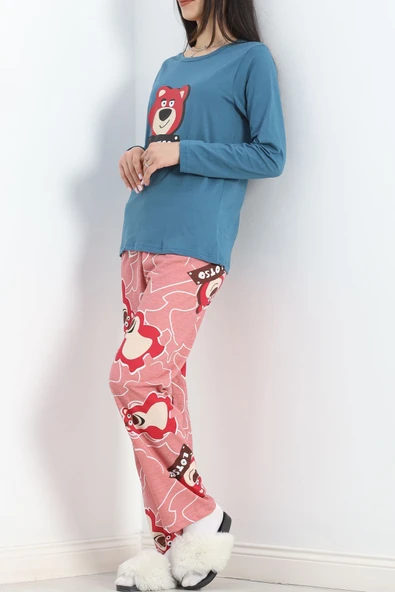 Baskılı  Rotasyon Takım Petrolyeşili - 151.1287. - Resim 3