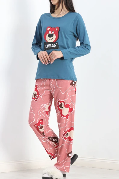 Baskılı  Rotasyon Takım Petrolyeşili - 151.1287. - Resim 5