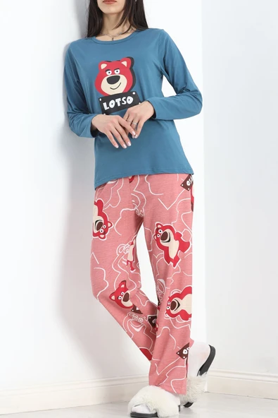 Baskılı  Rotasyon Takım Petrolyeşili - 151.1287. - Resim 2