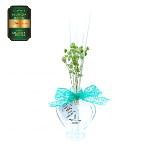 Meczub Parfüm Serisi Onee Miilleon Kokulu 10 x 60 ml Kalp Şişe Bambu Çubuklu Ortam Kokusu ürün görseli