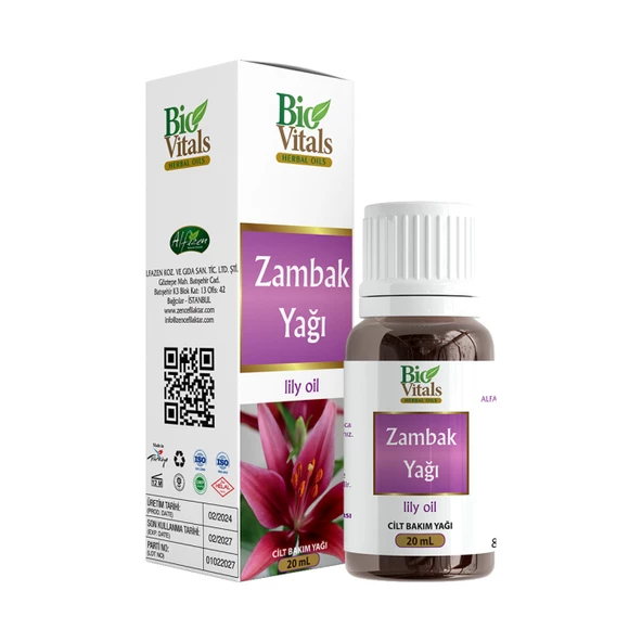 Bio Vitals Zambak Yağı 20 ml