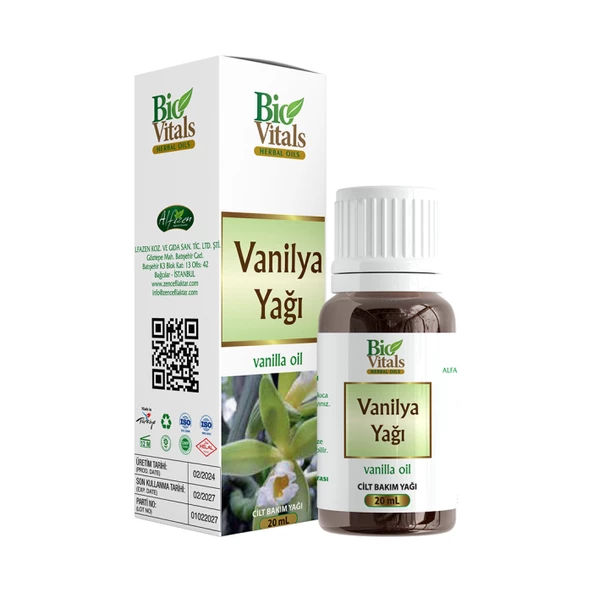 Bio Vitals Vanilya Yağı 20 ml