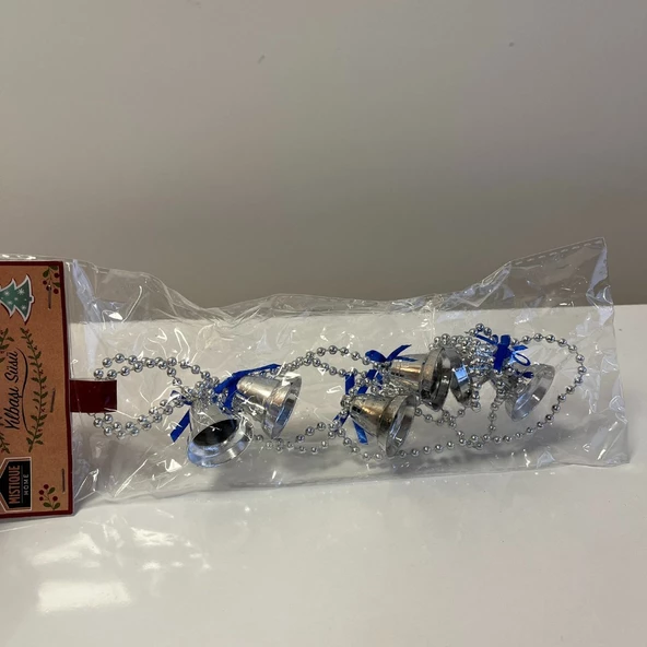 120 Cm Zincir Yılbaşı Ağacı Süsü - Mavi Su Dünyası - 6