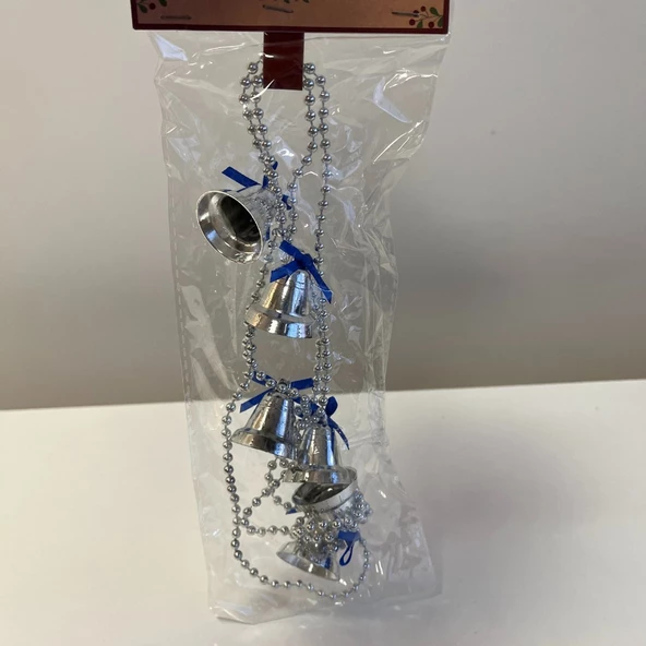 120 Cm Zincir Yılbaşı Ağacı Süsü - Mavi Su Dünyası - 3