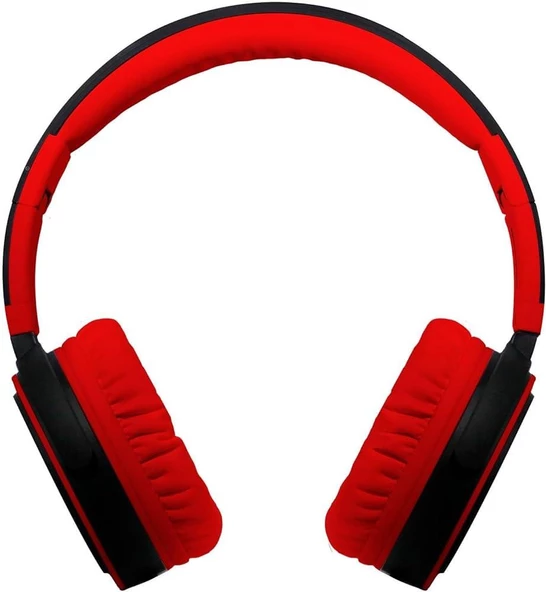 Maxell Kulaküstü Kablolu Kulaklık Siyah-Kırmızı - 2