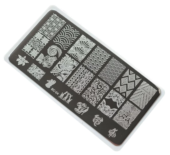 Nail Art Stamping Baskı Plakası