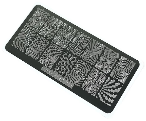Nail Art Stamping Baskı Plakası VV17 ürün görseli