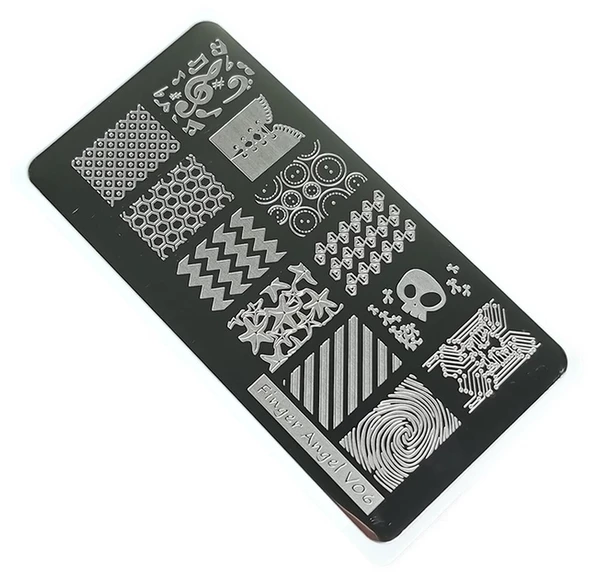 Nail Art Stamping Baskı Plakası VV06 ürün görseli