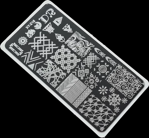 Nail Art Stamping Baskı Plakası