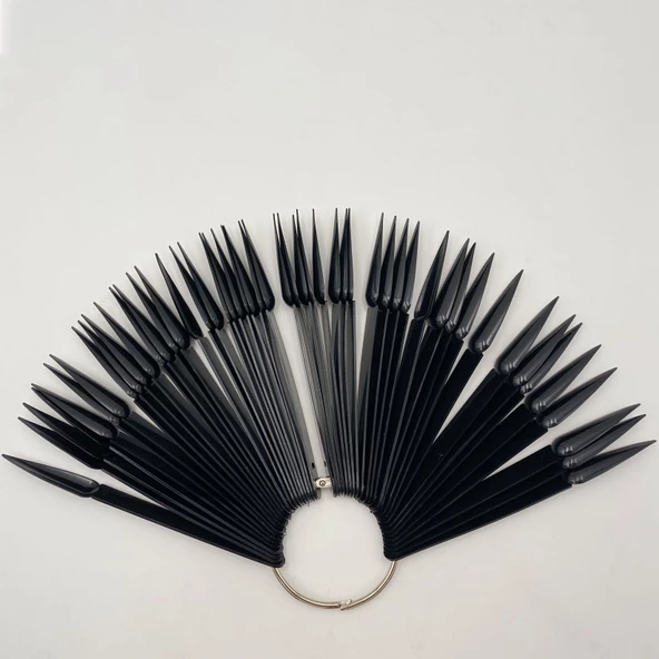 Kalıcı Oje Stiletto 50 li Renk Kartelası (Siyah) ürün görseli