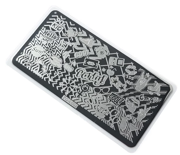 Nail Art Stamping Baskı Plakası