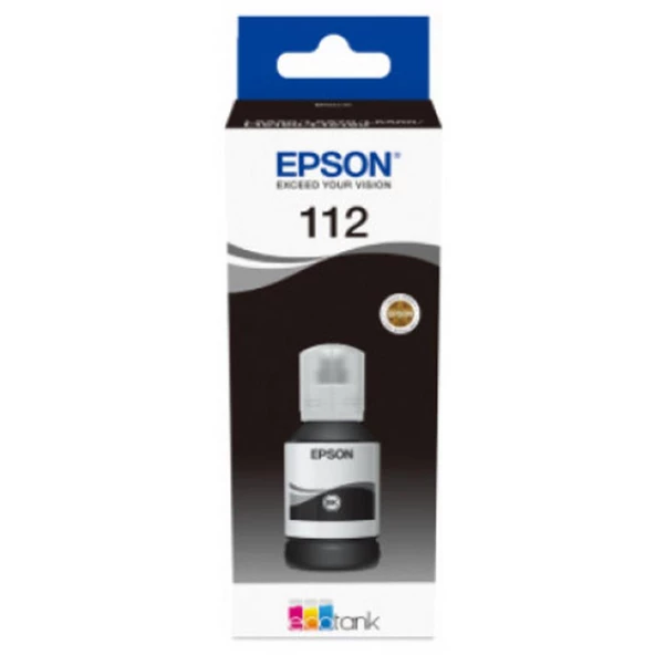 Epson T06C1 (112) Black Siyah Şişe Mürekkep