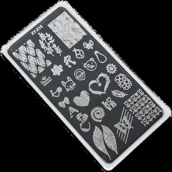Nail Art Stamping Baskı Plakası