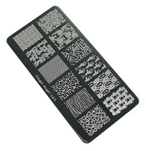 Nail Art Stamping Baskı Plakası FVL01 ürün görseli