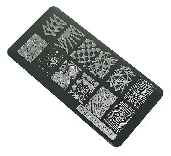 Nail Art Stamping Baskı Plakası VV11 ürün görseli