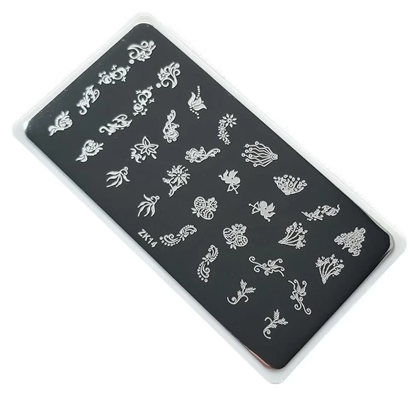 Nail Art Stamping Baskı Plakası