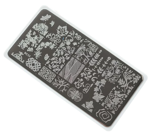 Nail Art Stamping Baskı Plakası ürün görseli 1