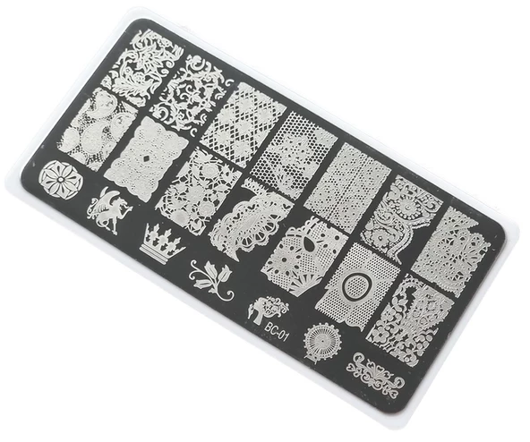 Nail Art Stamping Baskı Plakası ürün görseli