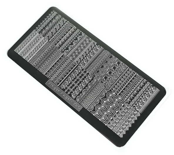Nail Art Stamping Baskı Plakası VV20 ürün görseli