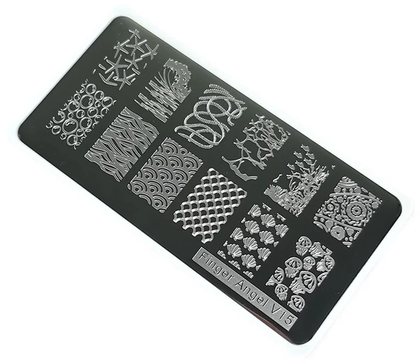 Nail Art Stamping Baskı Plakası VV15