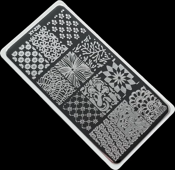 Nail Art Stamping Baskı Plakası ürün görseli