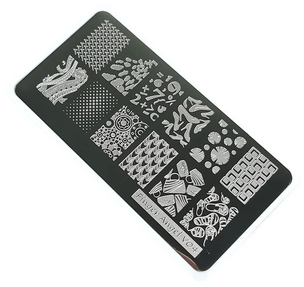 Nail Art Stamping Baskı Plakası VV04