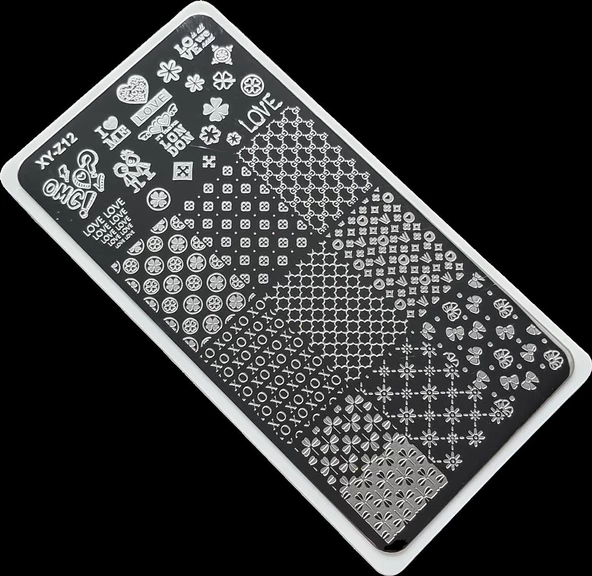 Nail Art Stamping Baskı Plakası ürün görseli