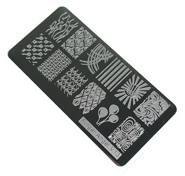 Nail Art Stamping Baskı Plakası VV13 ürün görseli