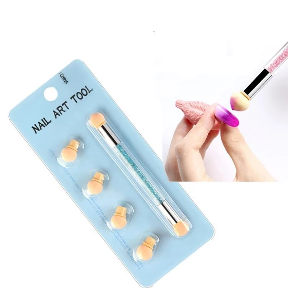 Aeropuffing Nail Art Ombre Süngeri
