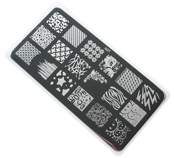 Nail Art Stamping Baskı Plakası